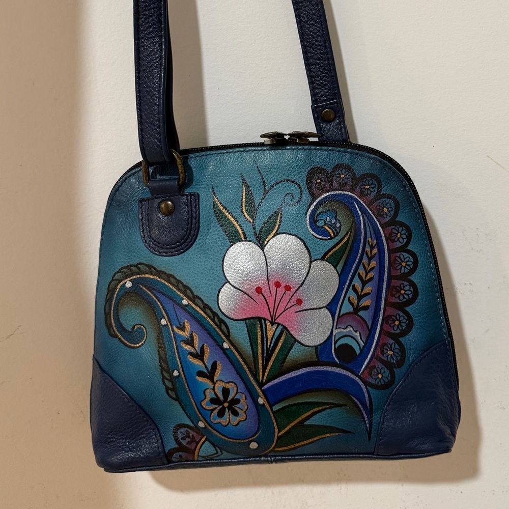 Anna by Anuschka Small Multi Compartment Zip-Arou… - image 3